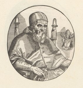 Portret van paus Julius II door Anonymous