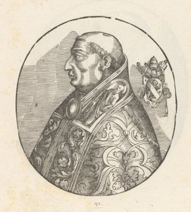 Portret van paus Paulus II