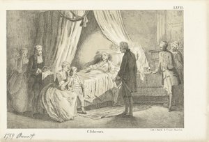 Prinses Anna op haar sterfbed, 1759