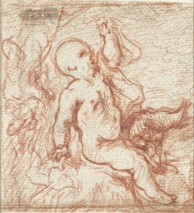 Putto in landschap