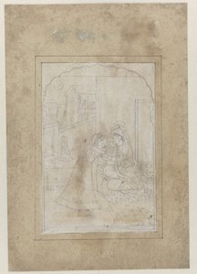 Radha en Krishna door Anonymous