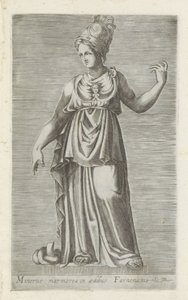 Sculptuur van Minerva door Anonymous