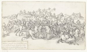 Slag van Lekkerbeetje, 1600 door Anonymous