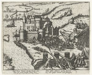 Slot Loevestein door Herman de Ruiter ingenomen, 1570