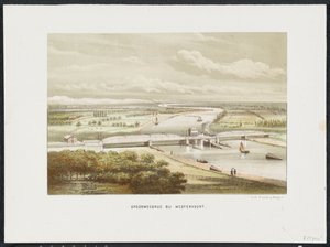 Spoorbrug bij Westervoort, 1846 door Anonymous