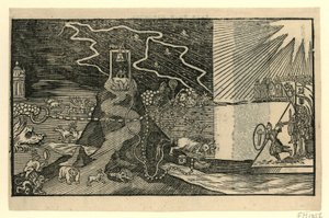Spotprent op Jacobus Taurinus, 1615 door Anonymous