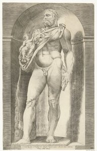 Standbeeld van keizer Commodus als Hercules door Anonymous