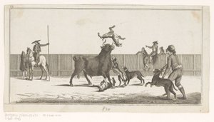 Stier aangevallen door honden door Anonymous