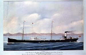 De Tanker SS Lucifer door Anonymous