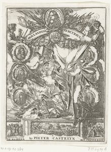 Titelpagina van de Hollandsche Mercurius van het jaar 1673