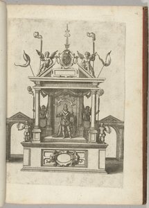 Toneel met keizer Rudolf II, 1594
