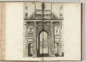 Triomfpoort met de kraanvogel, 1594 door Anonymous