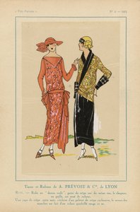 Très Parisien, 1923, No. 2: Tissus et Rubans de A. PRÉVOST & CIE door Anonymous