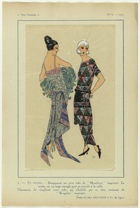 Très Parisien, 1923, No 6: 1 - EN SOIRÉE. - Somptueuse est cette robe...