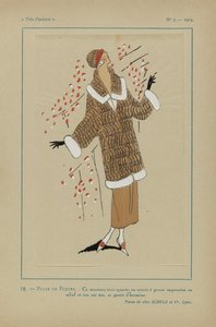 Très Parisien, 1923, No 7: 18.- PLUIE DE FLEURS door Anonymous