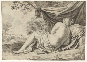 Venus en Cupido door Anonymous