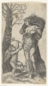 Verzoening van Minerva en Cupido