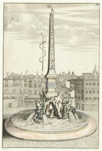 Vier Stromen Fontein door Anonymous