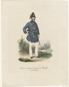 Vrijwillige jager van Brussel, 1830 door Anonymous