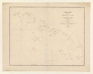 Zeekaart van een deel van de westkust van Sumatra