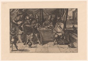 Zinneprent op de tirannie van Alva (incompleet), 1618