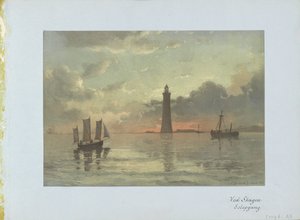Zonsopgang naar schilderij van C. Frederick Sörensen door Anonymous