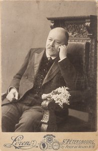 Anatoli Liadov - Portret van de componist Anatoly Konstantinovich Lyadov (1855-1914), anoniem