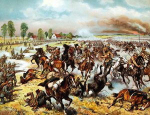 Slag bij Tannenberg (1914) - tussen het Duitse 8e leger en de Russische 1e en 2e legers