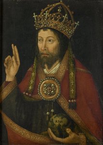 Christus als Salvator Mundi door Anonymous Anonymous