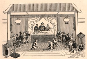 Christenvervolging: voorbereidingen voor het martelaarschap van de Franse missionarispriester Augustus Chapdelaine (1814-1856) in Sy-lin-hien (Sy lin hien) in China op 27 februari door Anonymous Anonymous