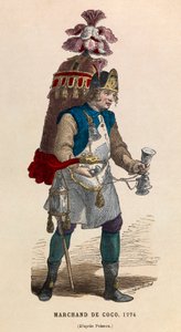 Kokosnootverkoper in 1774 - privécollectie