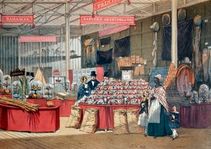 Koloniale Producten Paviljoen op de Wereldtentoonstelling van Londen. 1851. Londen, Victoria and Albert Museum