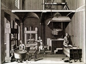Gravure uit de 18e eeuw