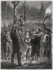Executie van Thomas de Mahy (1744-1790), Markies de Favras - Parijs, op 19 februari door Anonymous Anonymous