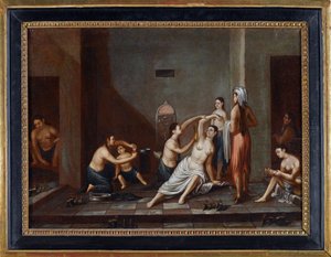 Dames in de hammam door Anonymous Anonymous