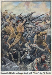 Eerste Wereldoorlog 1914-1918. Slag bij Crete Bazentin op 13 en 14 juli 1916 waar de Engelsen het Duitse leger bevochten. In 