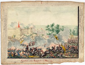 Russisch-Turkse oorlog van 1828-1829 - De verovering van het Anapa-fort op 23 juni door Anonymous Anonymous