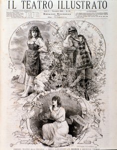 Illustratie voor Mignon, opera van Ambroise Thomas