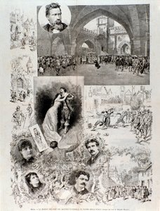 Illustraties voor Marion Delorme, opera door Ponchielli, in het Teatro alla Scala door Anonymous Anonymous