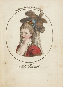Madame Justine Favart door Anonymous Anonymous