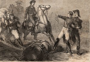 Napoleontische oorlogen 1813-15 - Slag bij Ligny (België), op 16 juni 1815 - Dood van Jean-Baptiste Girard - De dood van generaal Girard. Slag bij Ligny (16 juni 1815): gewond op het slagveld, generaal Girard (1775-1815), gerepatrieerd naar Parijs, stierf 