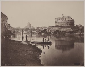 Panorama van de Tiber