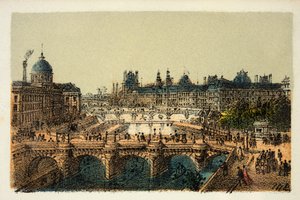 Parijs 1874: Le Pont Neuf, privécollectie