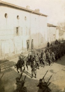 Foto uit een persoonlijk album van een infanterieluitenant tijdens de eerste maanden van de Eerste Wereldoorlog