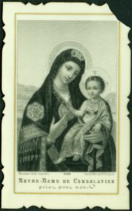 Vrome afbeelding: Onze Lieve Vrouw van Troost (prent)