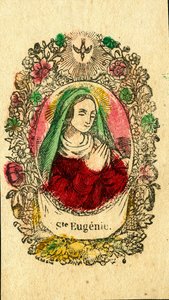 Vrome afbeelding: Sint Eugenia van Rome door Anonymous Anonymous