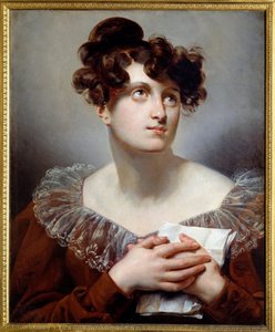 Portret van Anne Françoise Boutet, genaamd Mademoiselle Mars door Anonymous Anonymous