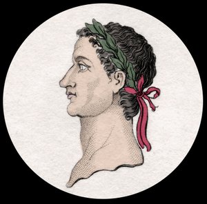 Portret van Caius Caesar Germanicus bekend als Caligula (12-41), Romeinse keizer door Anonymous Anonymous
