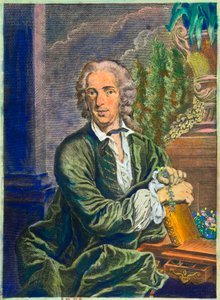 Portret van Carl Von Linne (1707-1778) Zweedse natuuronderzoeker door Anonymous Anonymous