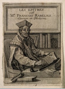 Portret van François Rabelais door Anonymous Anonymous
